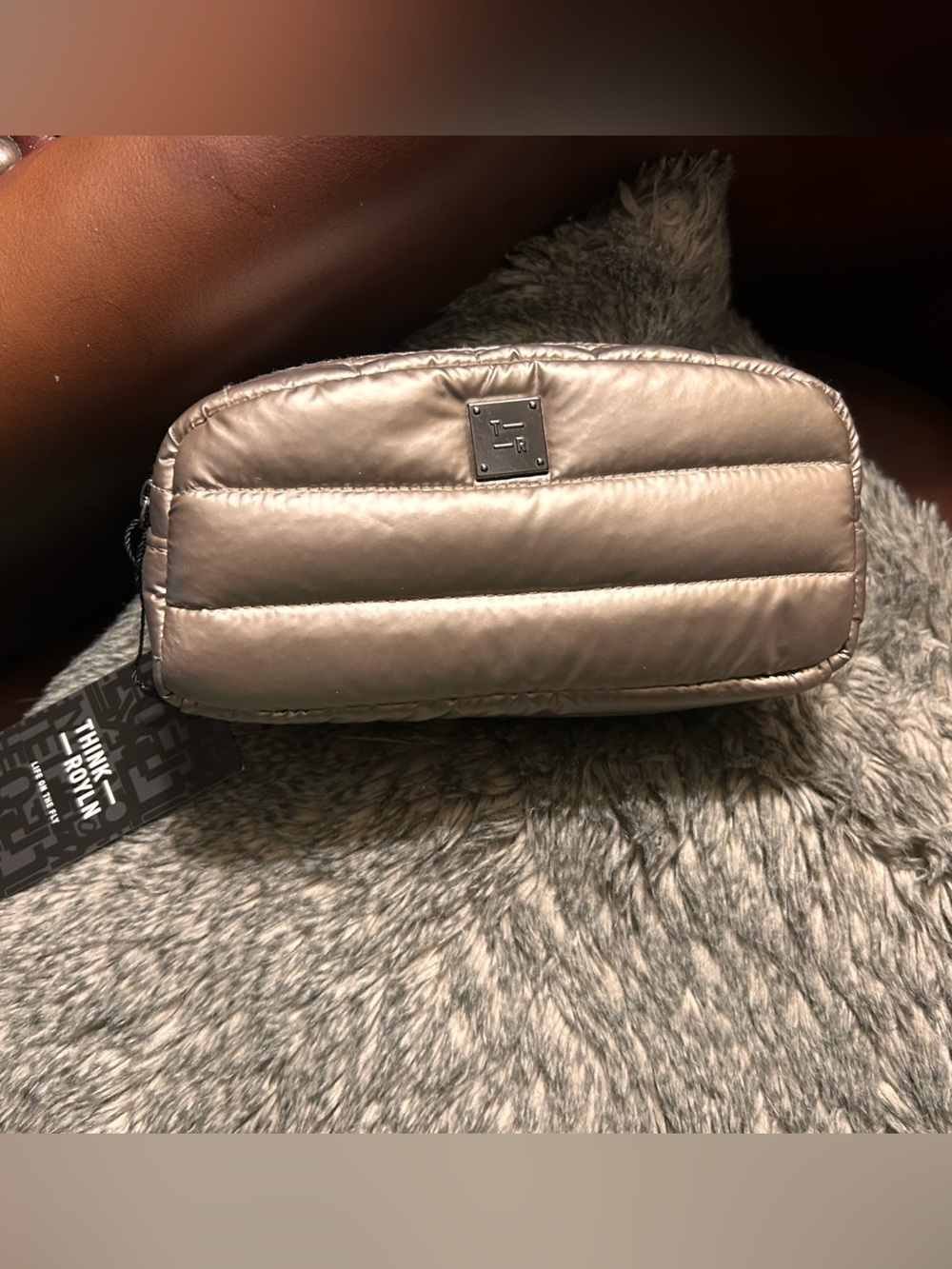 βTouch Upβ Cosmetics Bag by Think Royln NWT